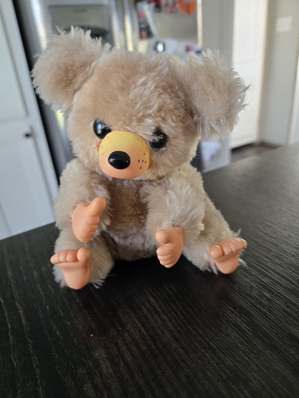 Vintage 1977 RUSS Berrie & Co Bippi Brown Thumb Sucker Bear Plush Toy Animal